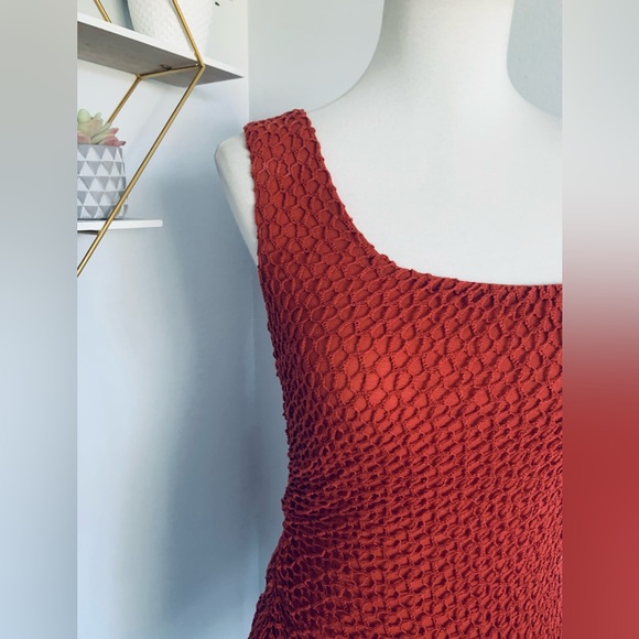 IRO • Juney Mini Dress in Brick Orange • Paris Fashion • SZ 4 • Retail $375 - Picture 8 of 14